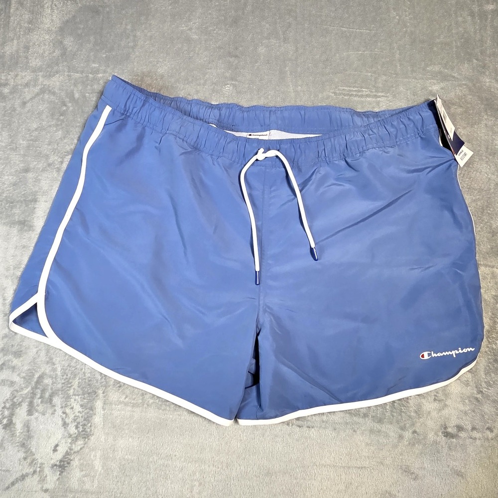 NWT Champion Mens Blue Jazz Swim Trunks Mesh‎ Liner size XXL